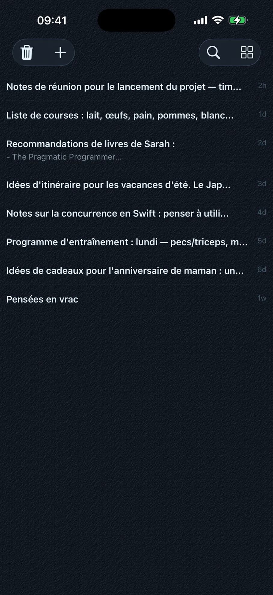 Notes